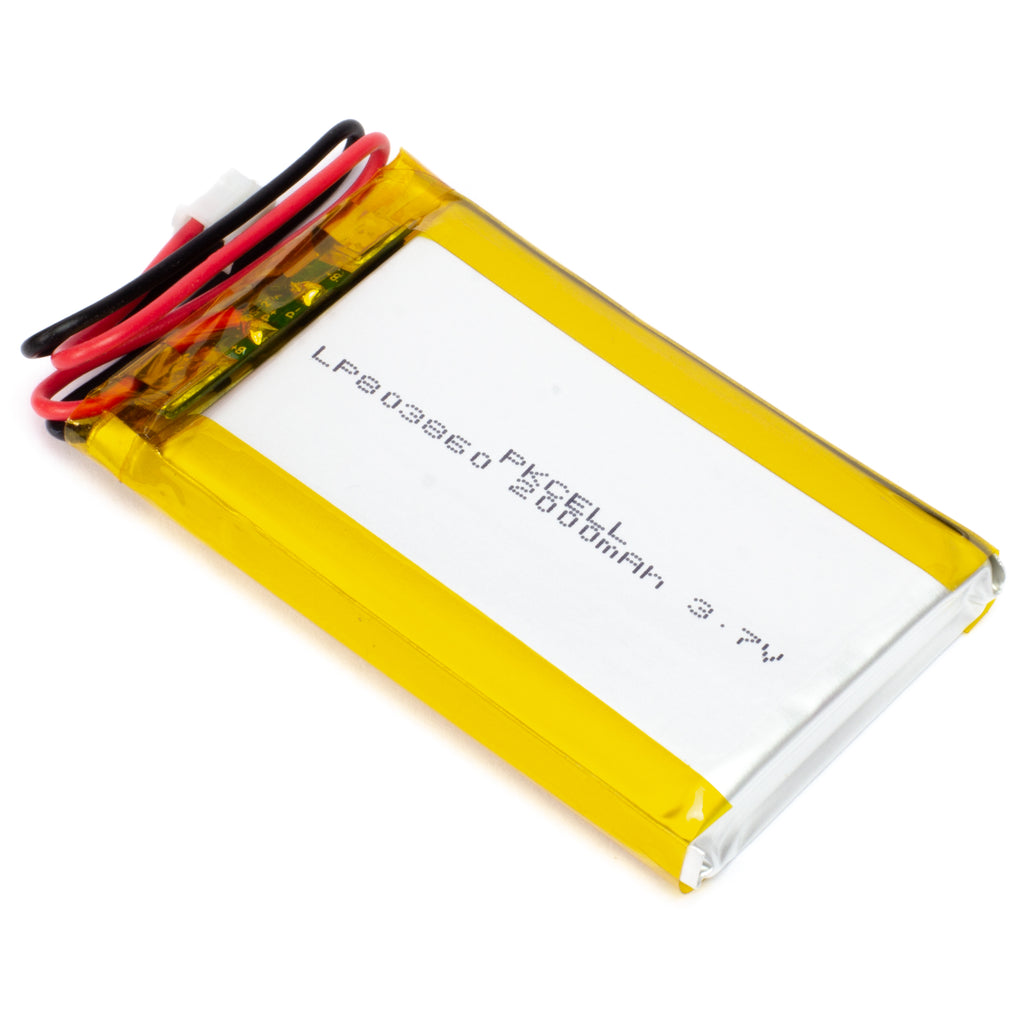 LiPo Battery Pack - Give your project some grunt with these high-density LiPo batteries! We have a range of LiPo battery packs ranging from 150mAh all the way up to 2000mAh.