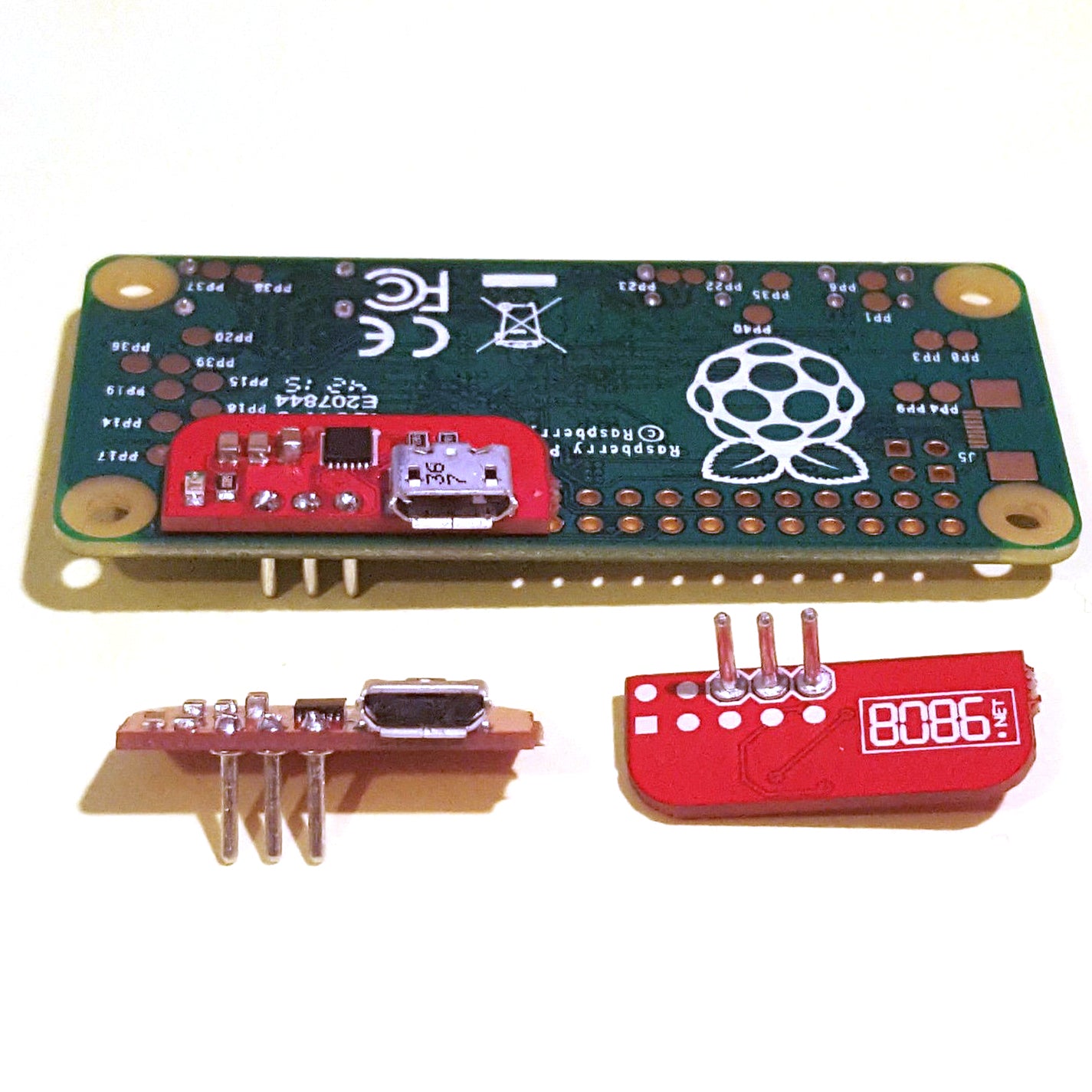 Solderless Serial to USB adapter for Raspberry Pi Zero