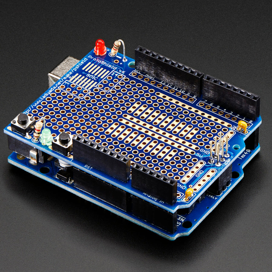 Adafruit Proto Shield for Arduino Unassembled Kit - Stackable - Version ...