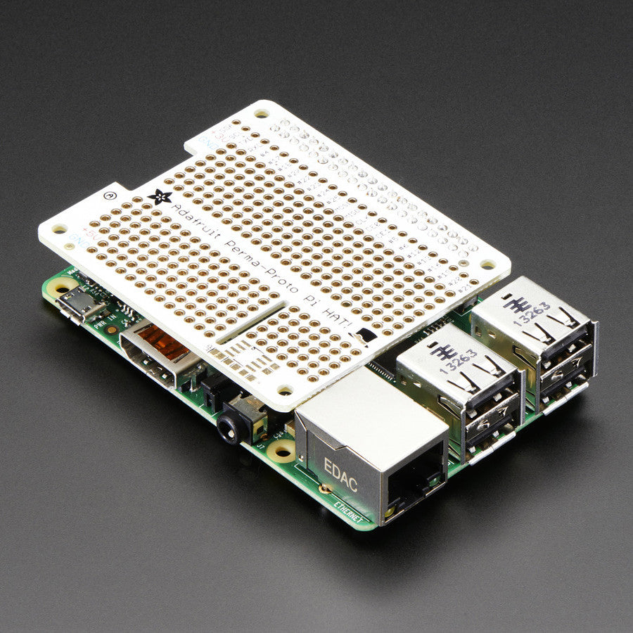 Adafruit Perma-Proto HAT for Pi Mini Kit - No EEPROM | Buy in Australia