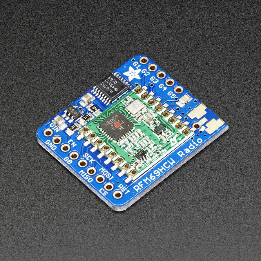 Adafruit RFM69HCW Transceiver Radio Breakout - Sending data over long distances is like magic, and now you can be a magician with this range of powerful and easy-to-use radio modules.