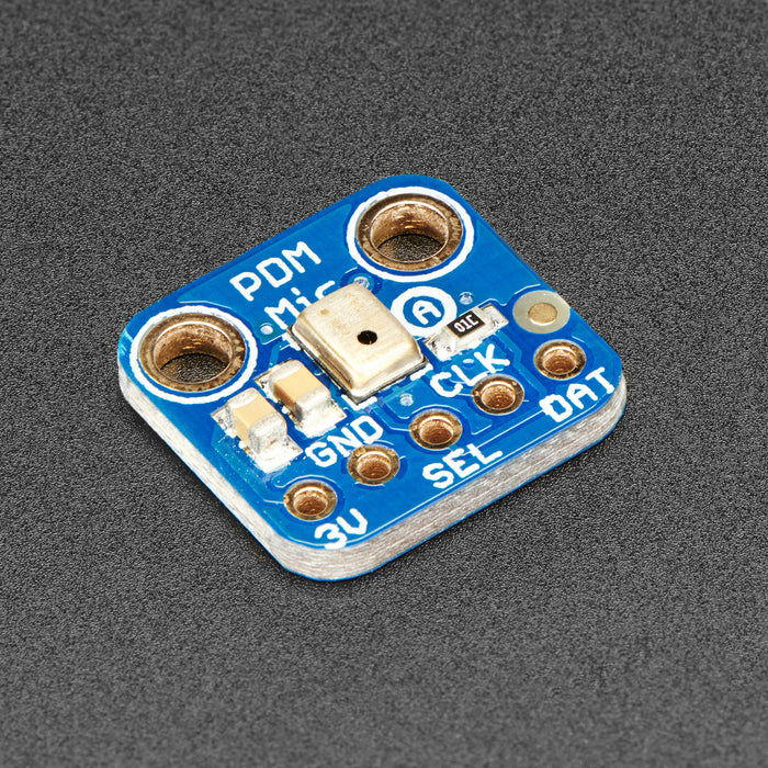 Adafruit PDM MEMS Microphone Breakout - An exotic new microphone has arrived, a PDM MEMS Microphone!
