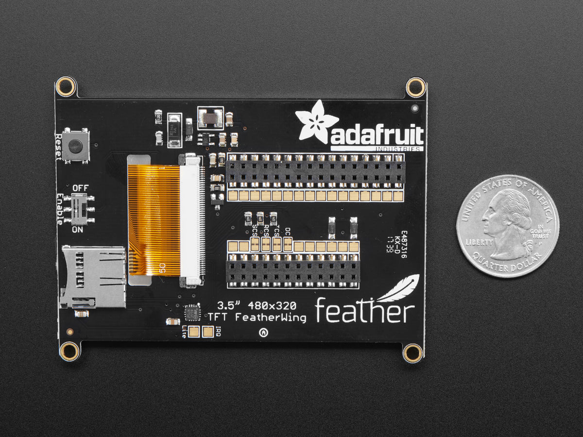 Adafruit TFT FeatherWing 2.4 Zoll 320x240 Touchscre Produktbild-Vorschau 5