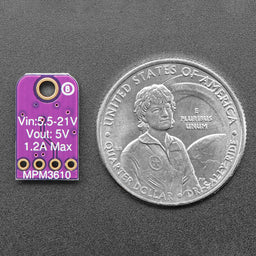 MPM3610 5V Buck Converter Breakout - 21V In 5V Out at 1.2A
