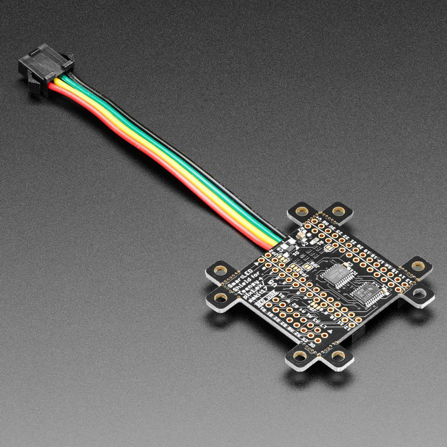 SmartMatrix SmartLED Shield for Teensy 4 - So you have a fresh and fancy Teensy 4 and an RGB LED Matrix Panel and you want an easy way to add graphics to your matrix without having to toss aside your Teensy or do too much soldering. Enter the SmartMatrix SmartLED Shield for Teensy 4!