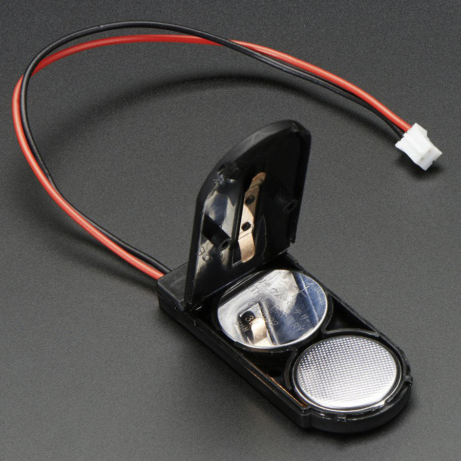 Output Component Video 2x2032 Coin Cell Battery Holder-6V output with On/Off switch - Pimoroni