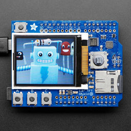 Adafruit 1.8" Color TFT Shield w/microSD and Joystick - v 2