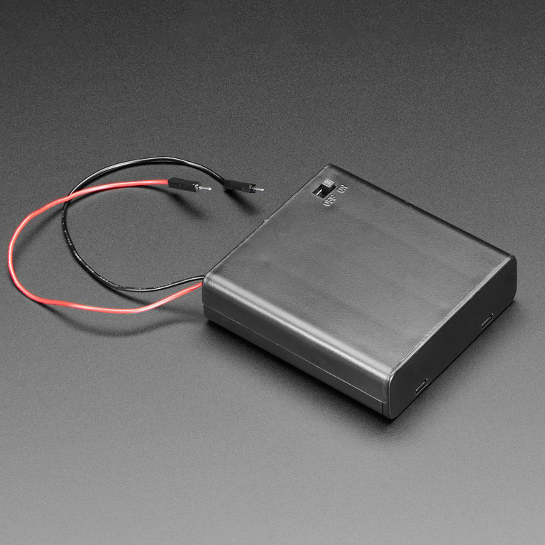 x AA Battery Holder with On/Off Switch