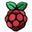 An image of Raspberry Pi - Skill badge, iron-on patch