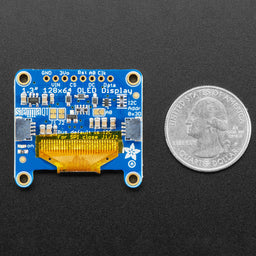 Monochrome 1.3" 128x64 OLED Graphic Display
