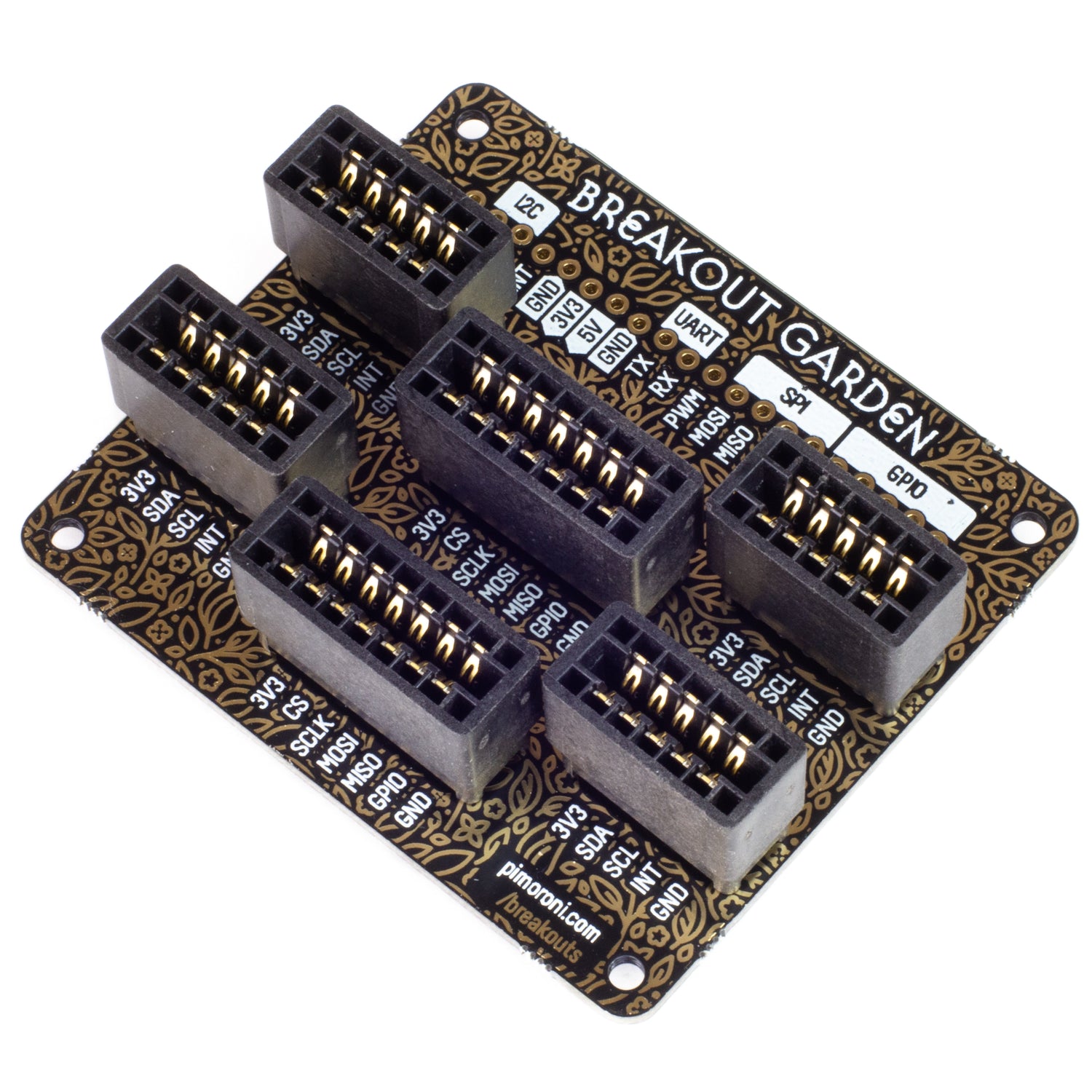 Breakout Garden for Raspberry Pi (I2C + SPI) - Pimoroni