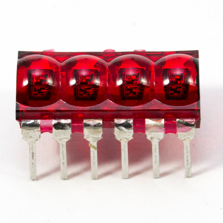 Vintage Bubble 4-digit LED Display (QDSP6064)