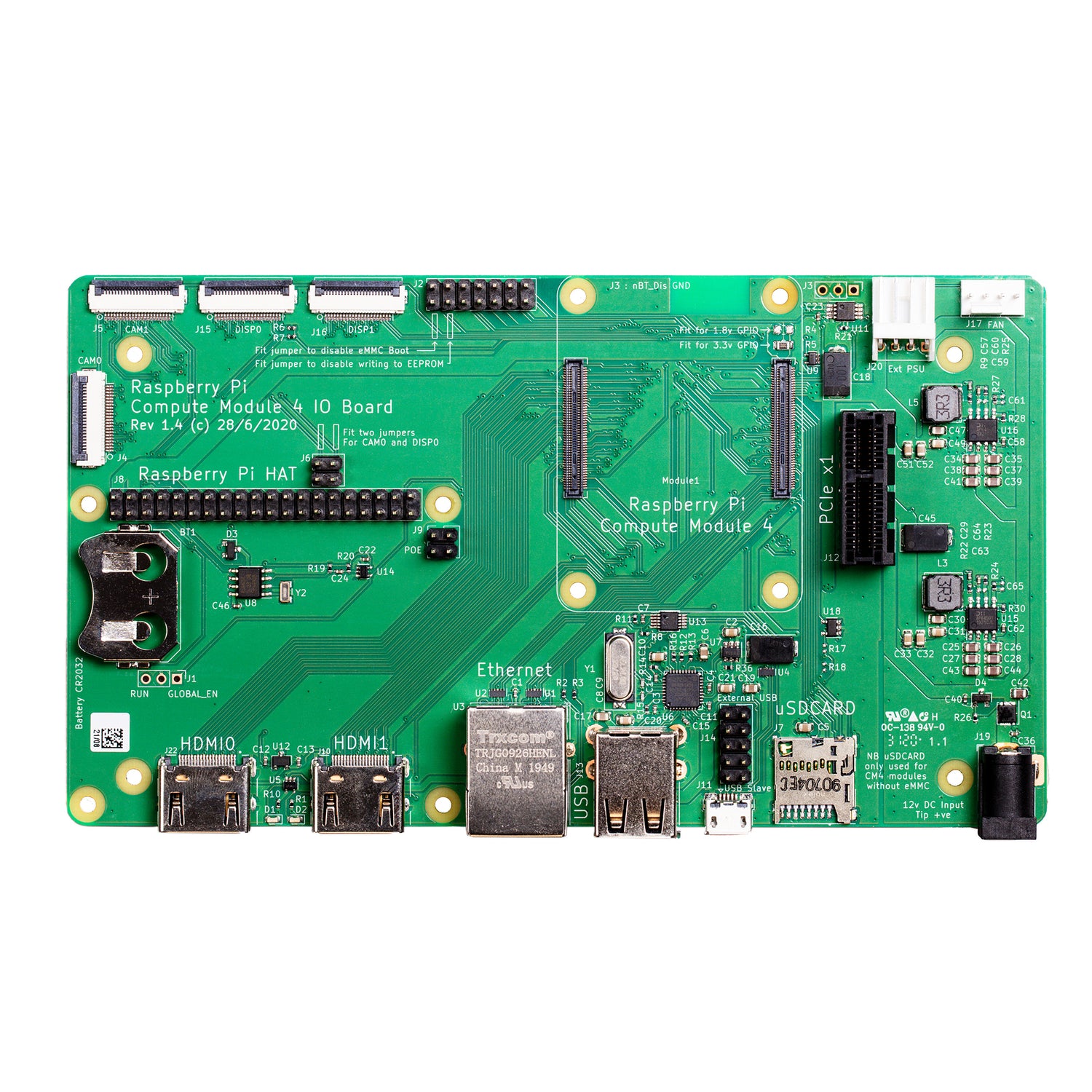 Development Board Raspberry Pi Compute Module 4 Raspberry Pi Compute Module 4 IO Board