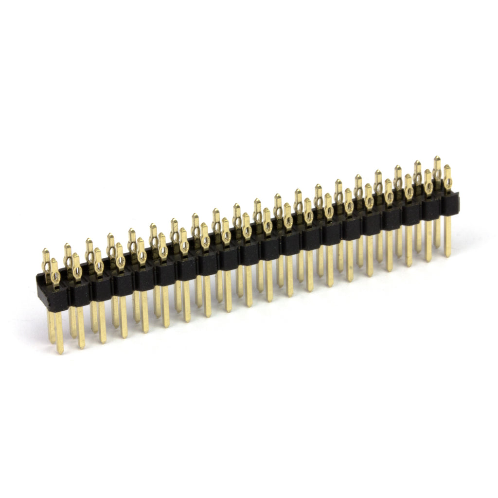 GPIO Hammer Header (Solderless) - Absolutely no soldering required! All that's needed is a few gentle taps with a hammer and bazinga! Your header is securely attached to your Pi Zero or pHAT.