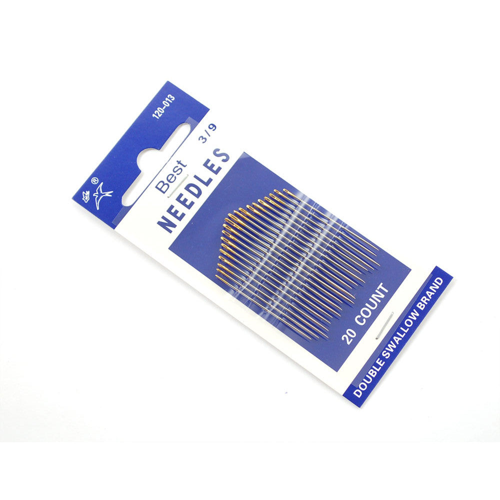 Needle set - 3/9 sizes - 20 needles - Mighty needles, sew like the wind! This needle set is the only one you'll need for any sort of hand sewing, especially using our conductive thread and wearable electronics parts. 