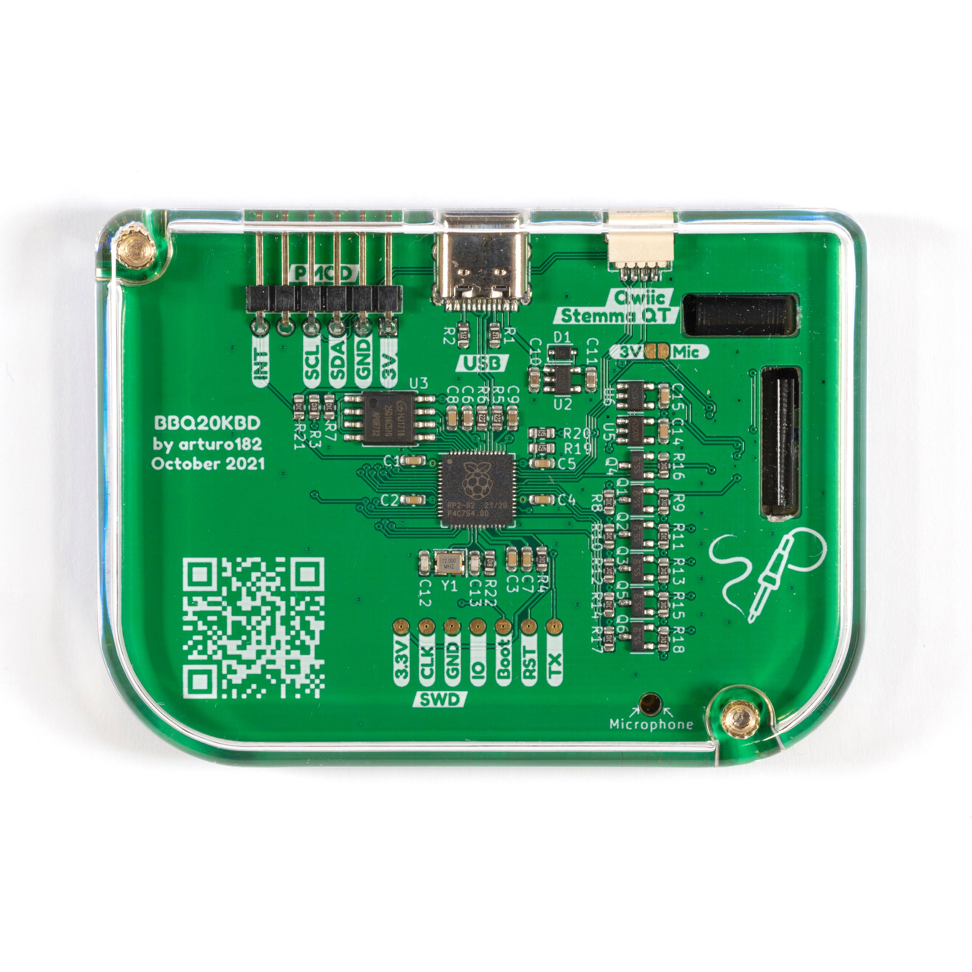 BB Q20 Keyboard with trackpad, USB/I2C/PMOD - Pimoroni