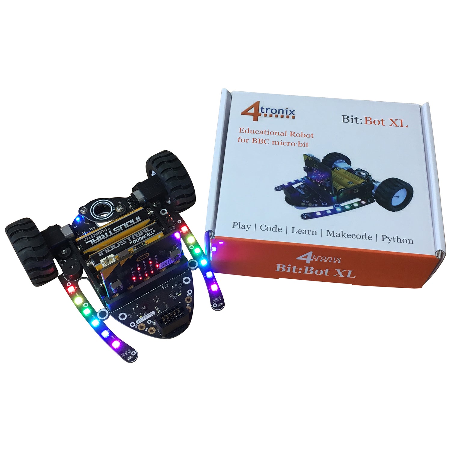 Mini Bit Bot Make Code Bit:Bot XL Robot for micro:bit