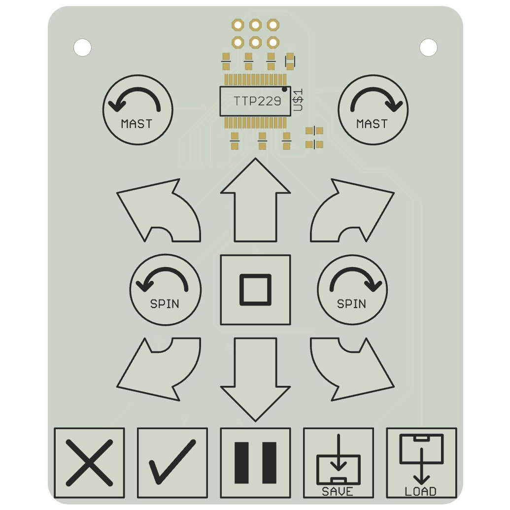 Keypad for M.A.R.S. Rover Robot