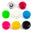 An image of Colourful Arcade Buttons