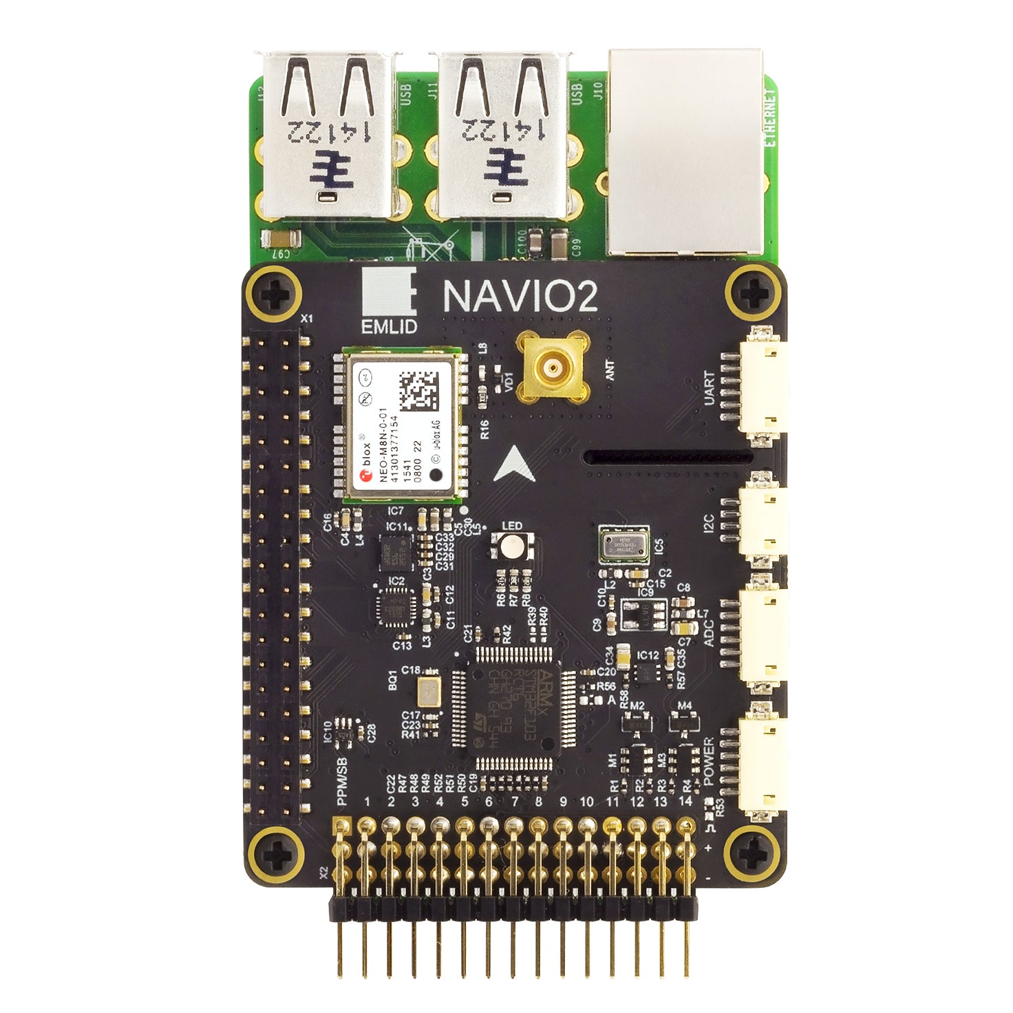 Boat Autopilot Raspberry Pi Code Navio 2 - Autopilot HAT for Raspberry Pi