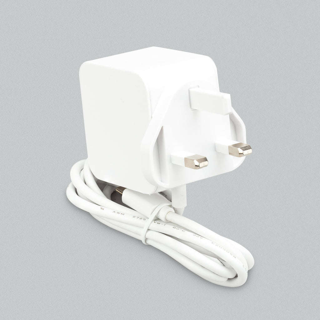 Raspberry Pi 5 Official 27W PSU - The new 27W USB-C PD (Power Delivery) Power Supply will deliver a maximum of 5.1V, 5A enabling the Raspberry Pi 5 to power a wider range of peripherals.