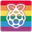 An image of Raspberry Pride Sticker