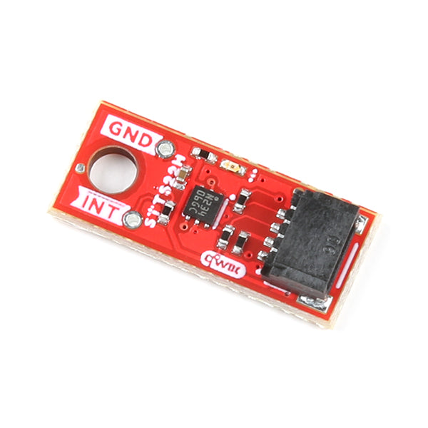 SparkFun Micro Temperature Sensor - STTS22H (Qwiic) - The SparkFun STTS22H Micro Temperature Sensor is a Qwiic-enabled breakout board based on the ultralow-power, high-accuracy, digital temperature sensor STTS22H from ST Microelectronics and housed in the Qwiic Micro form factor.