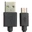 An image of USB A to microB cable - Black