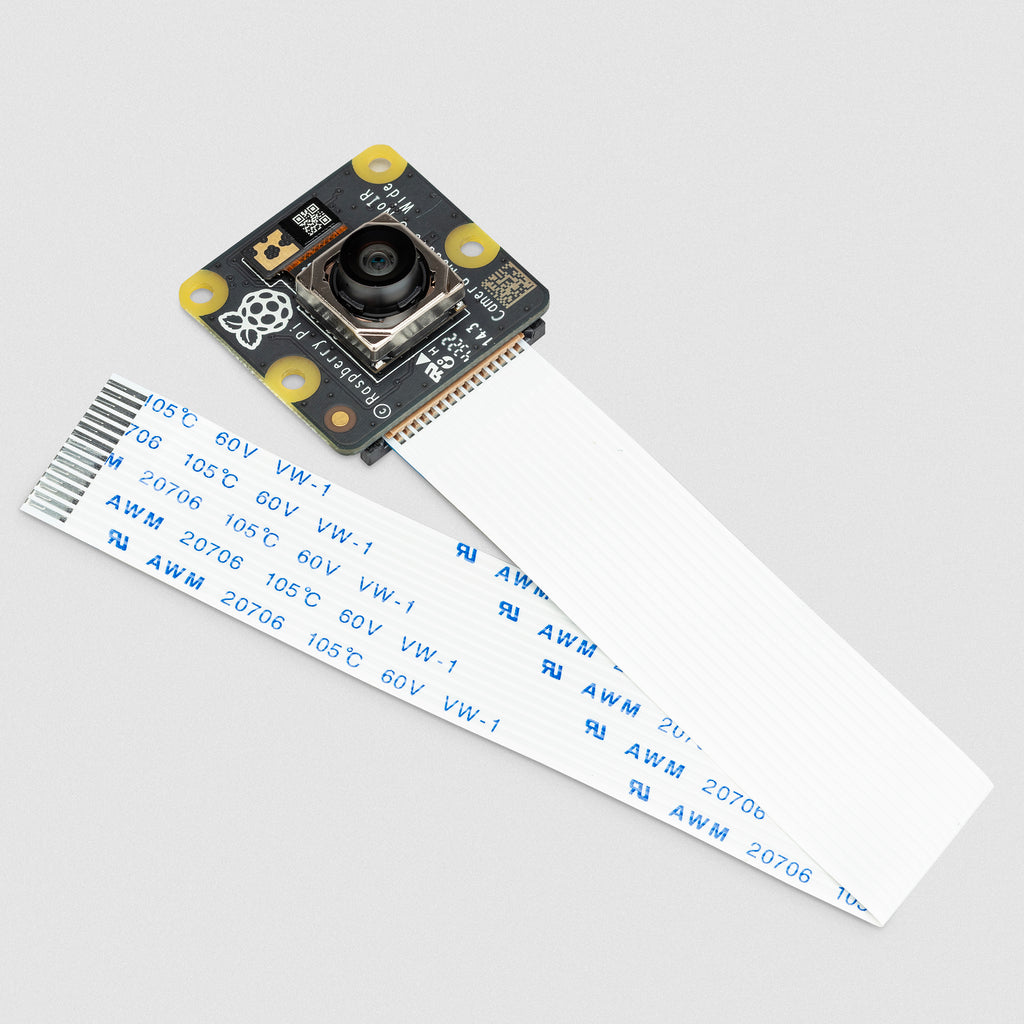 Raspberry Pi Camera Module 3 (Autofocus, HDR) - An improved camera for use with Raspberry Pi computers, featuring a 12-megapixel Sony IMX708 sensor, HDR support and powered phase-detect autofocus.