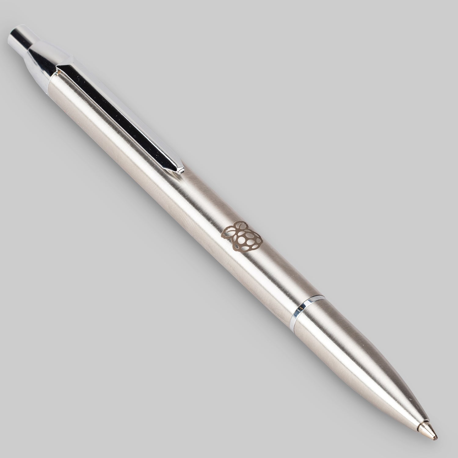 Raspberry Pi Engraved Stainless Steel Pen - Pimoroni
