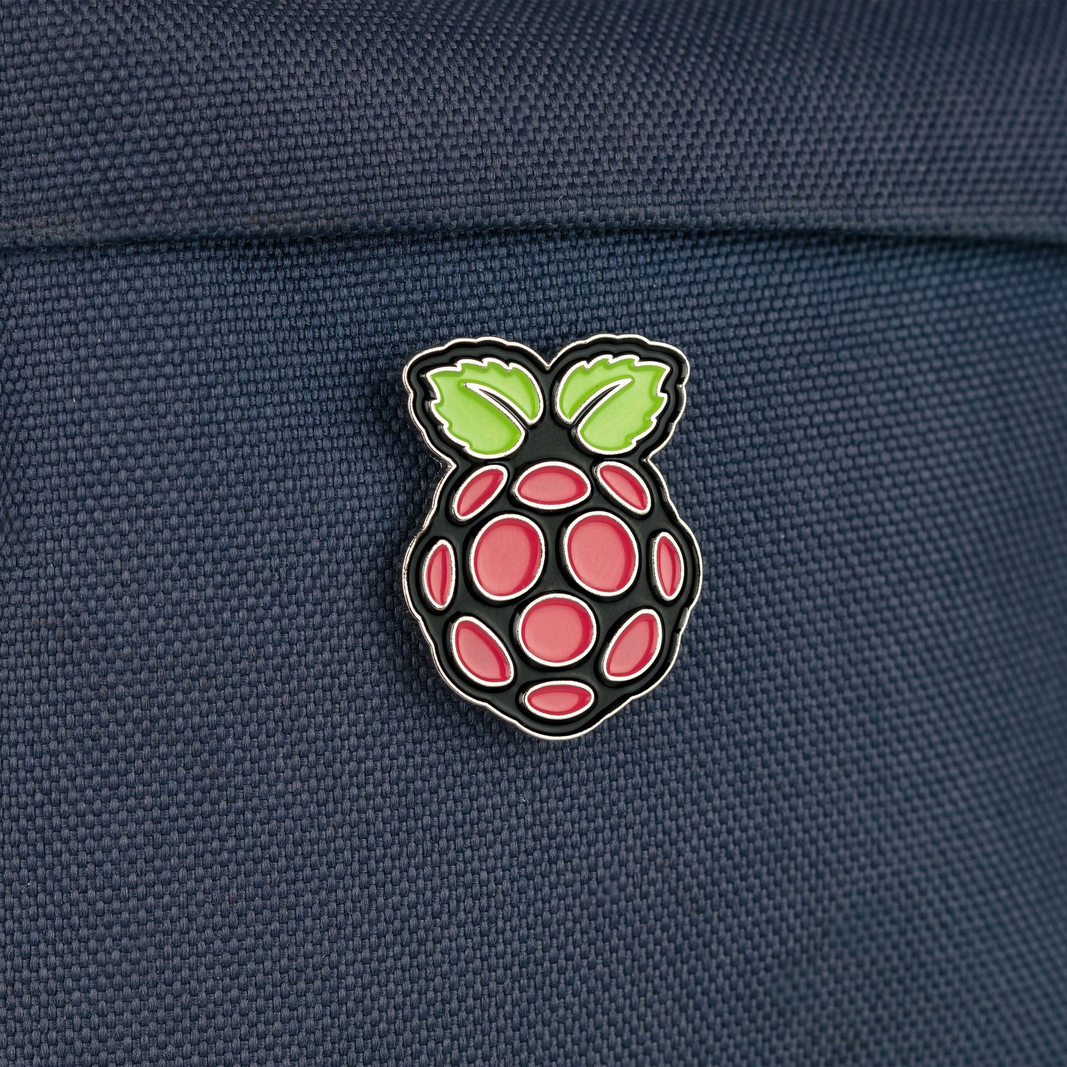 Raspberry Pi Iron Stamped Pin Badge - Pimoroni