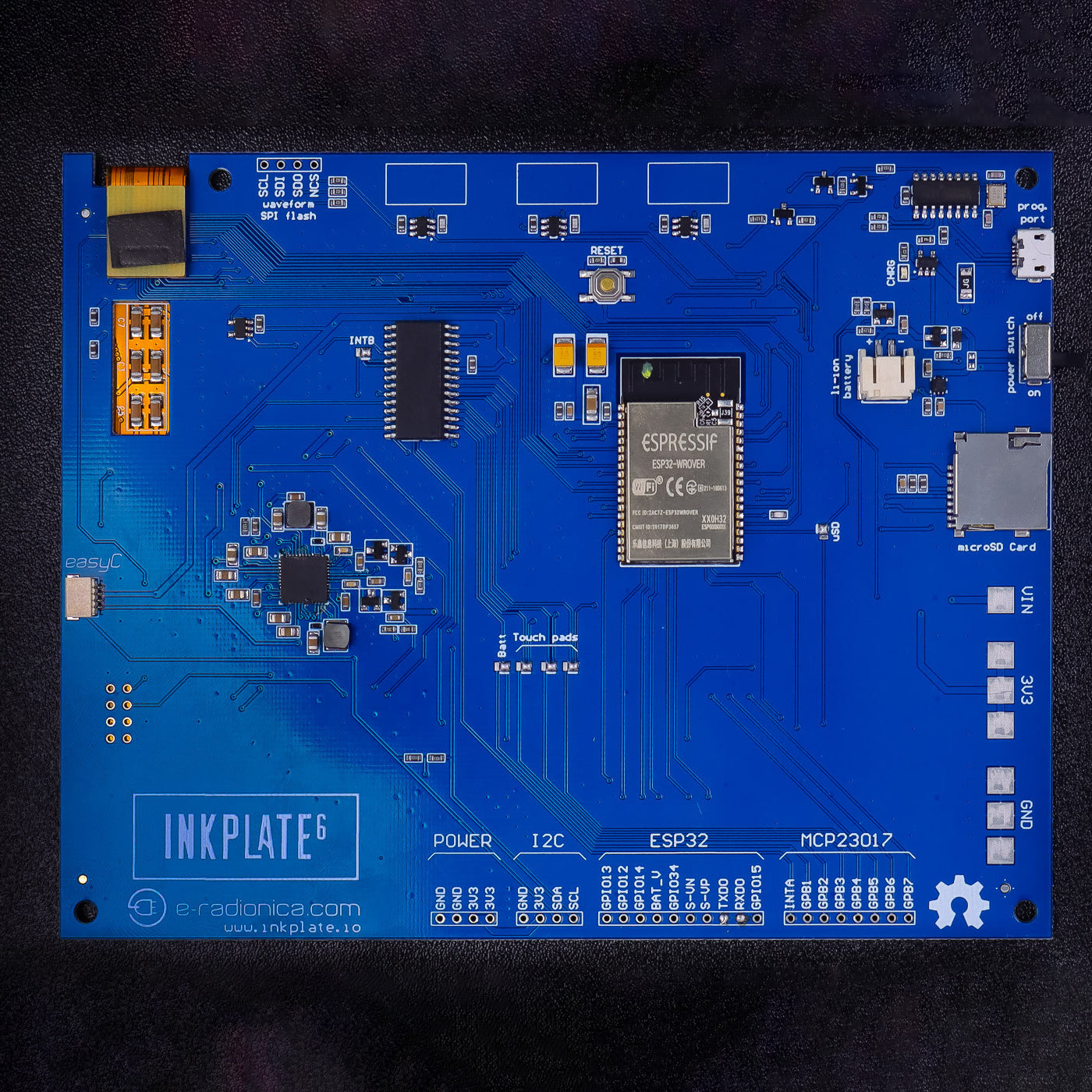 inkplate 6 micropython - setting up inkplate with... Inkplate 6 e-paper display