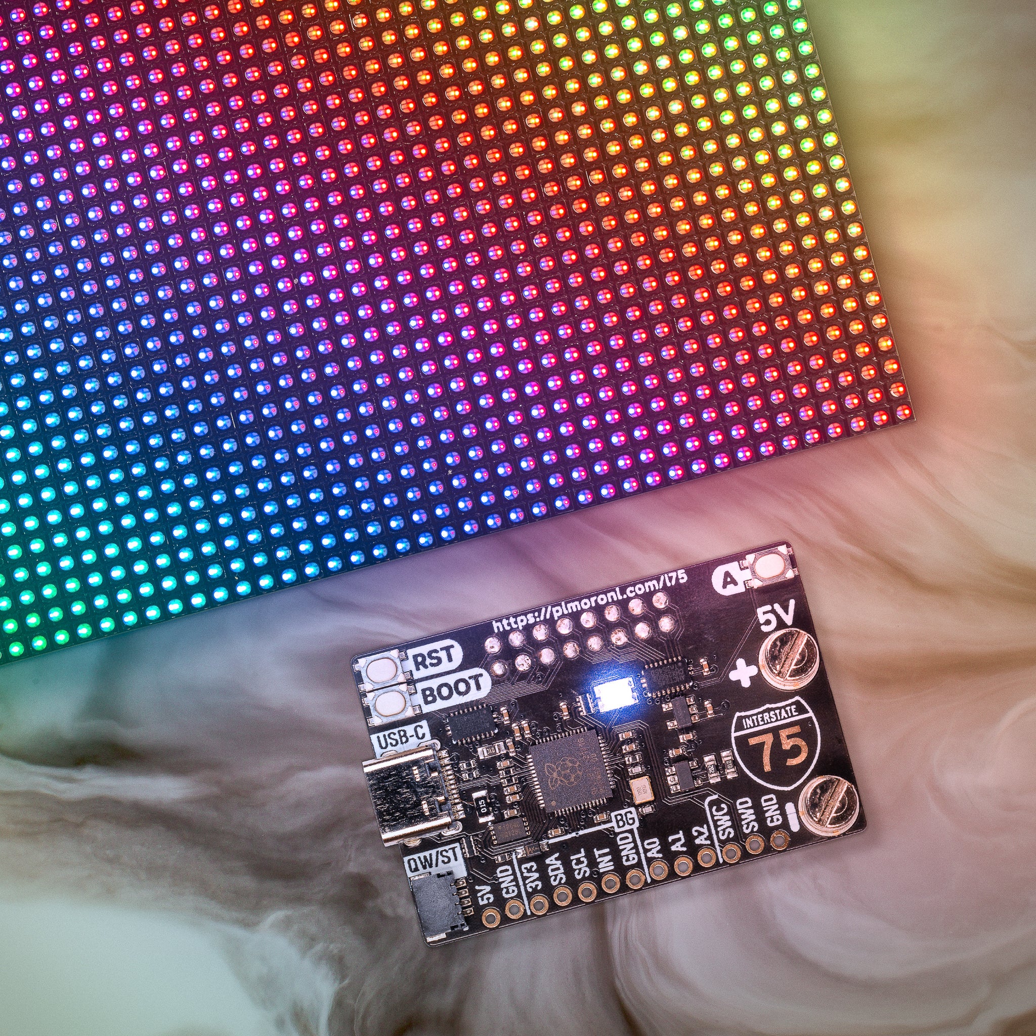 Interstate 75 - RGB LED Matrix Driver - Pimoroni