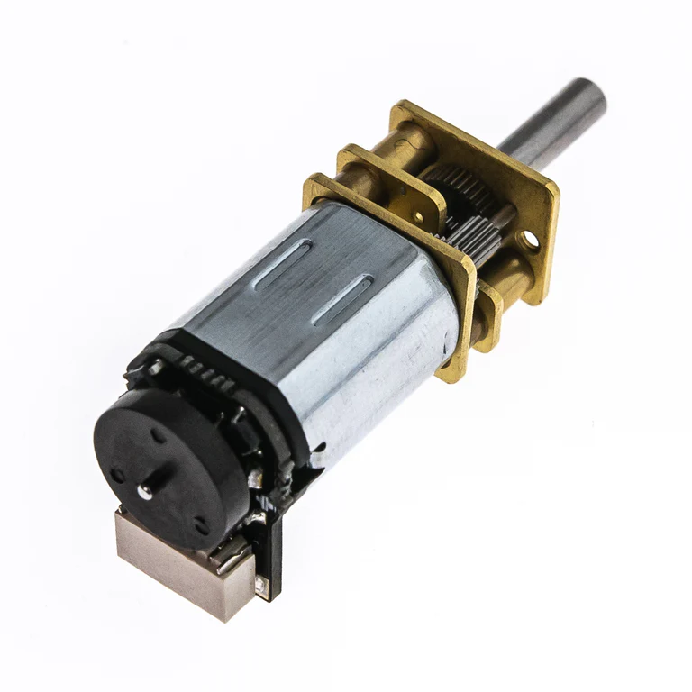 metal gear motor Micro Metal Gearmotor with Micro Metal Motor Encoder (MMME) 50:1 Regular