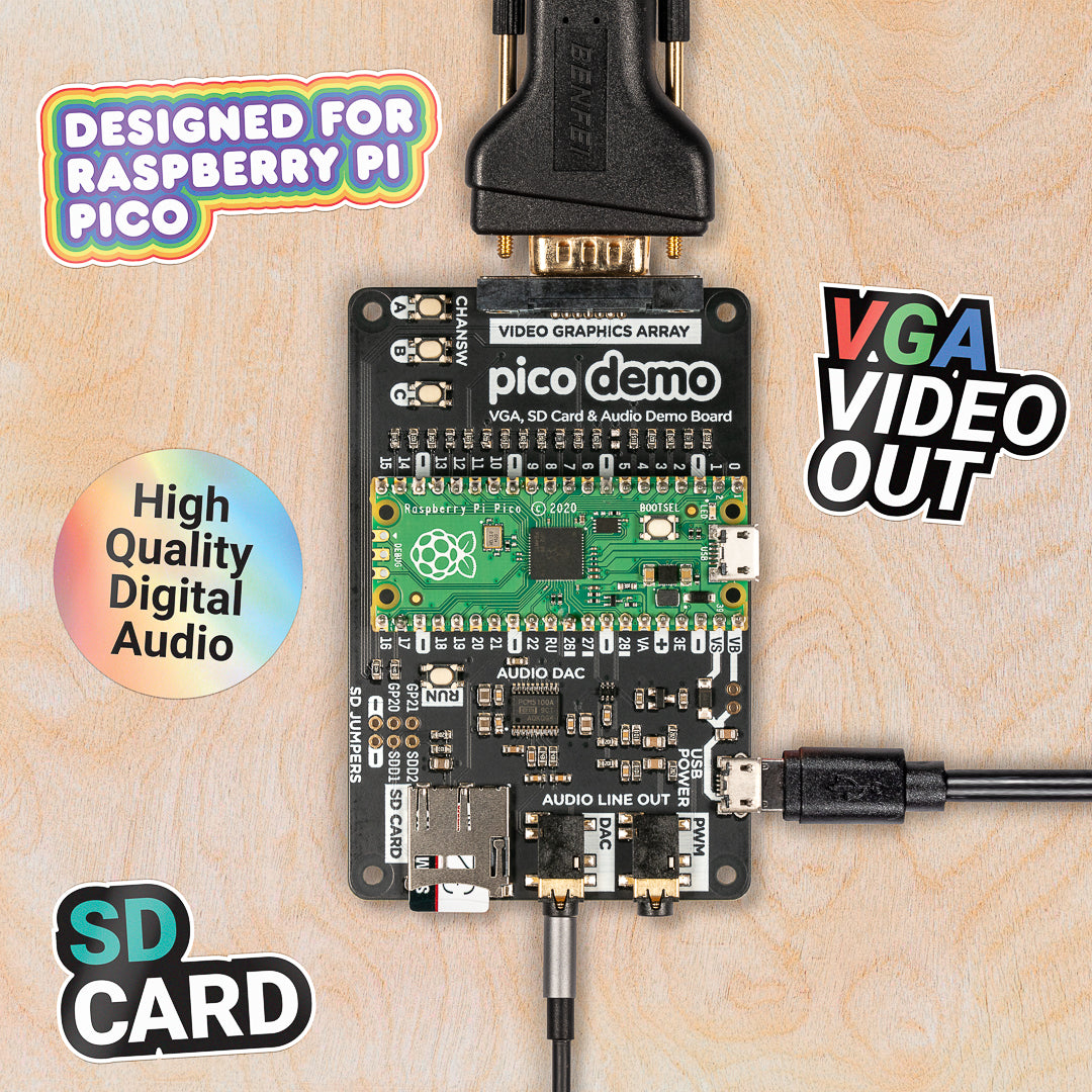 Pimoroni Pico VGA Demo Base - Pimoroni
