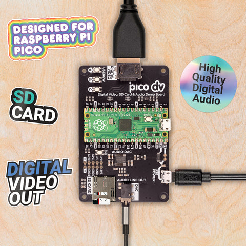 Pimoroni Pico DV Demo Base - Pimoroni