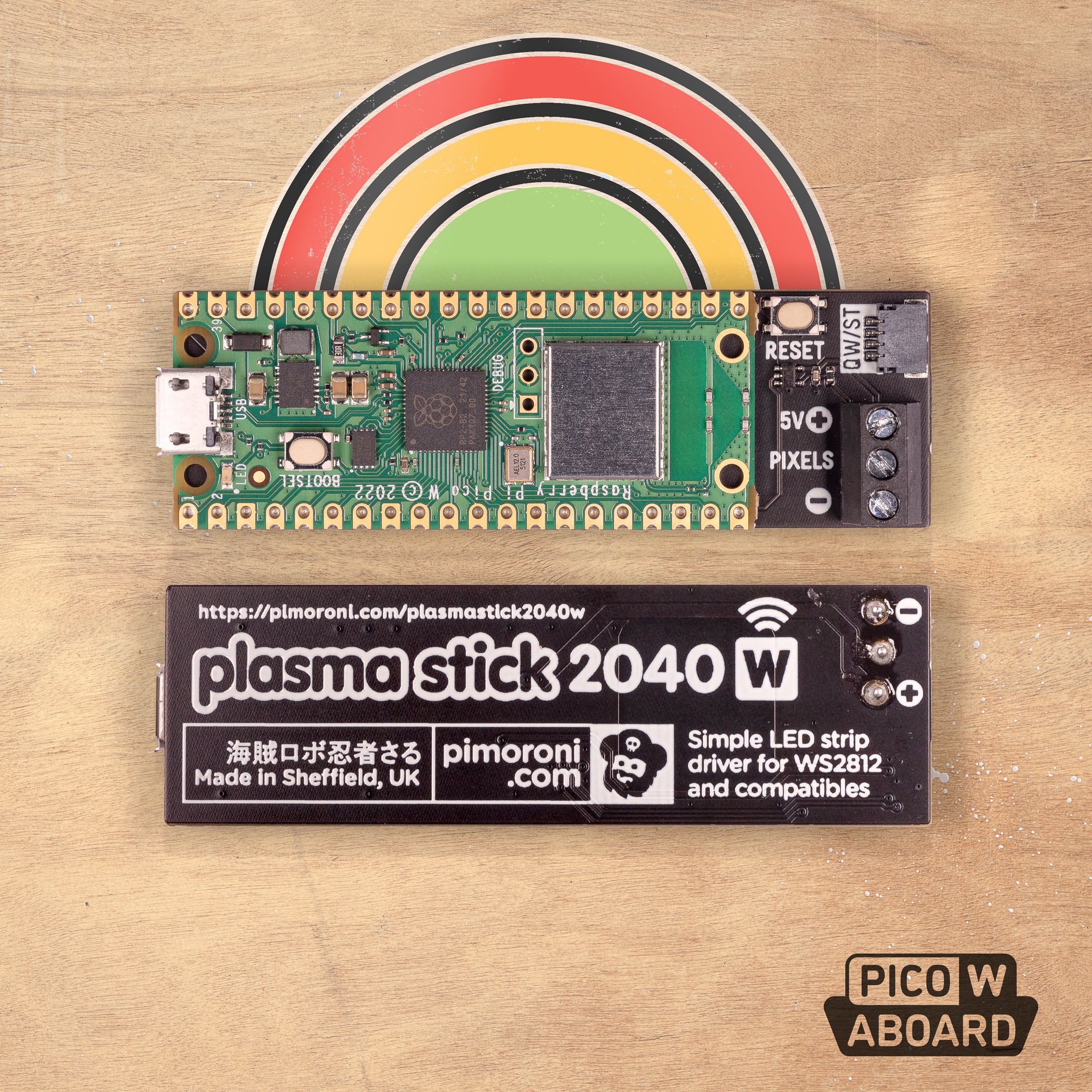 Y*a様 ビーコム Plasma Stick 2040 W (Pico W Aboard) - Pimoroni