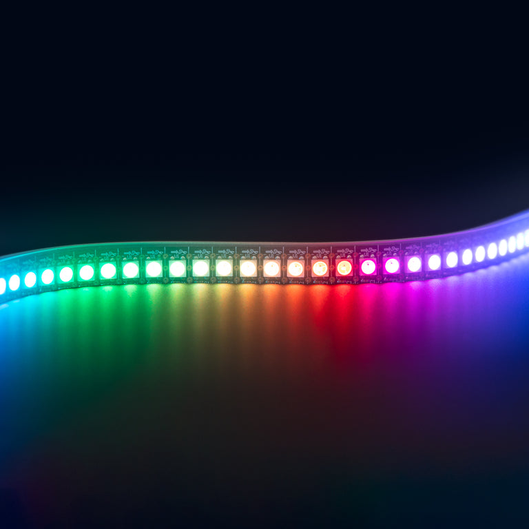 Flexible RGB LED Strip (aka NeoPixel, WS2812, SK6812) – 144 pixels