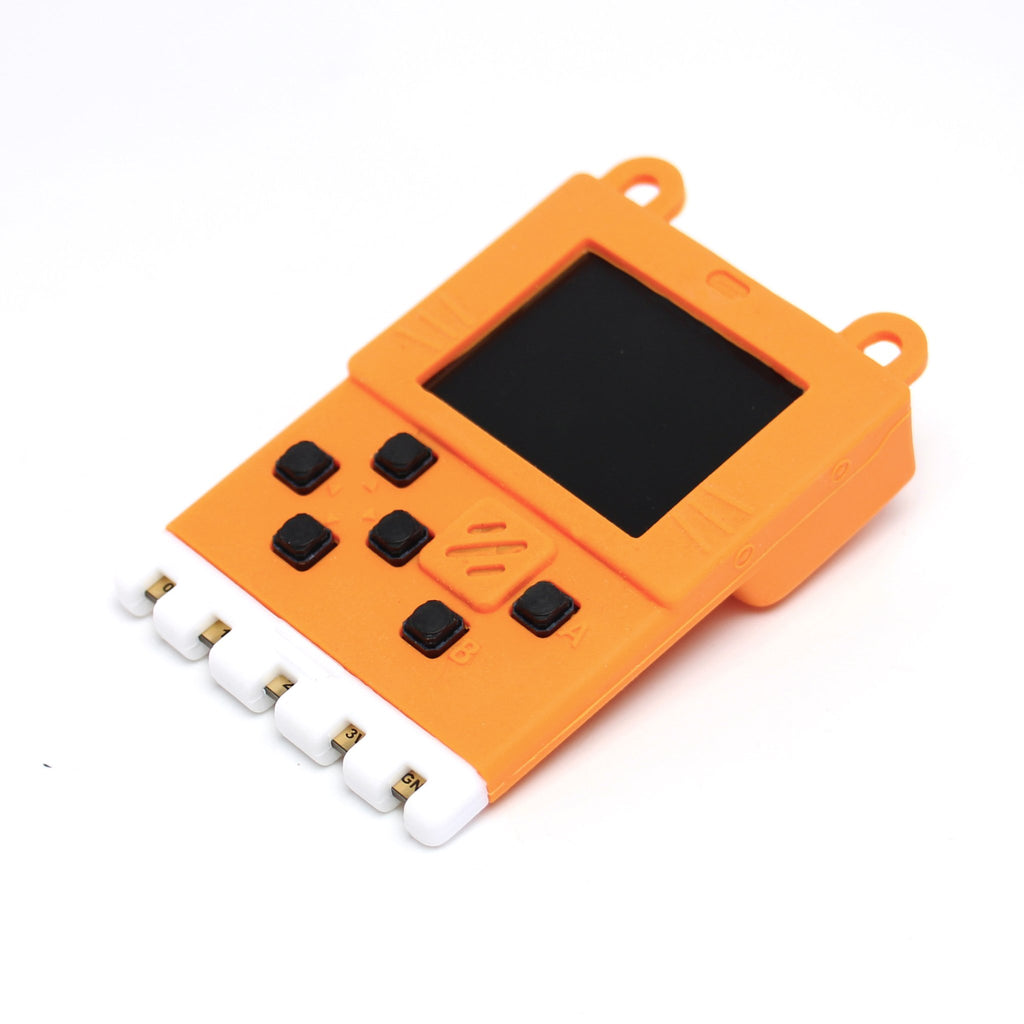 Meowbit - Codable Console for Microsoft Makecode Arcade - Meowbit is a card-sized graphical retro game computer which allows coding with Makecode arcade and Python. In other words, it combines game programming with hardware devices.