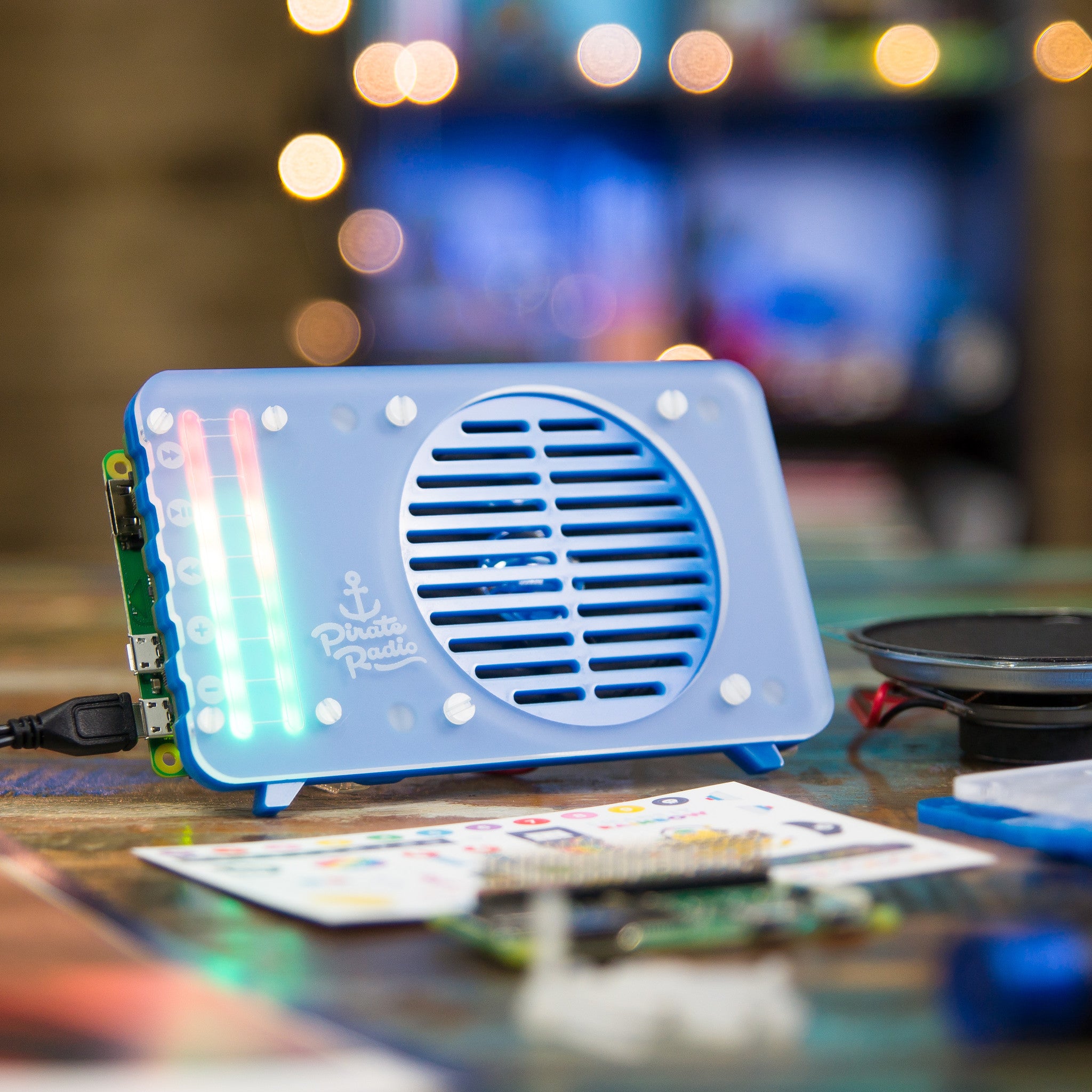 Pirate Radio - Pi Zero WH Project Kit - Pimoroni