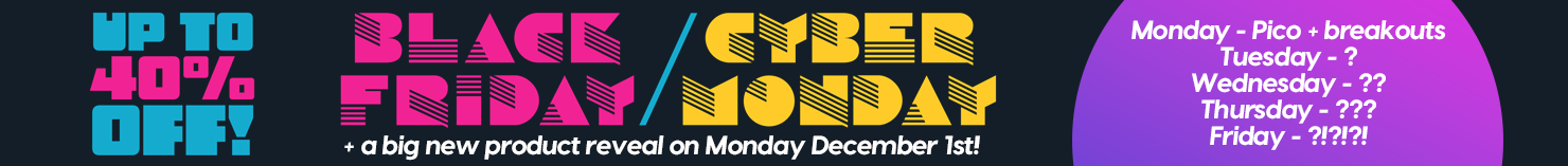 Black Friday Sale! Huge deals in store!