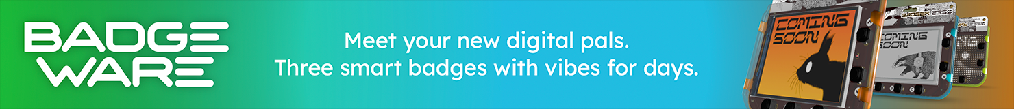 Meet your new digital pals. Three smart badges with vibes for days.